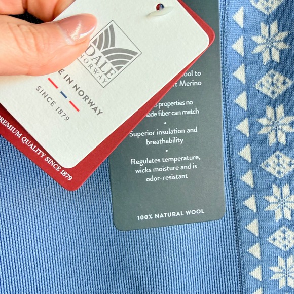 Dale of Norway Skirt 100% Wool Snowflake Graphic Mini Scandinavian Nordic S NWT - Picture 5 of 9